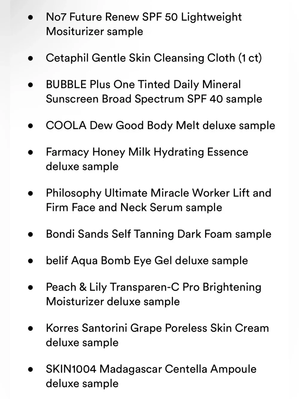 18pc Mixed Women Skincare Set - Assorted Brands